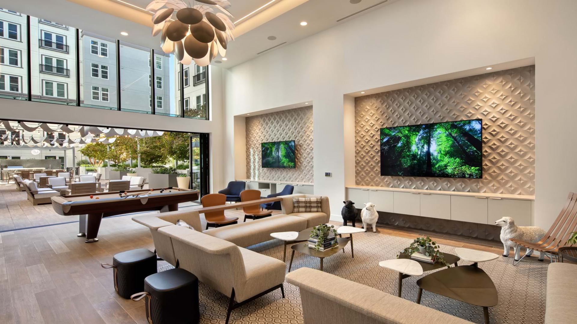 Community Lounge with Ample Natural Light 