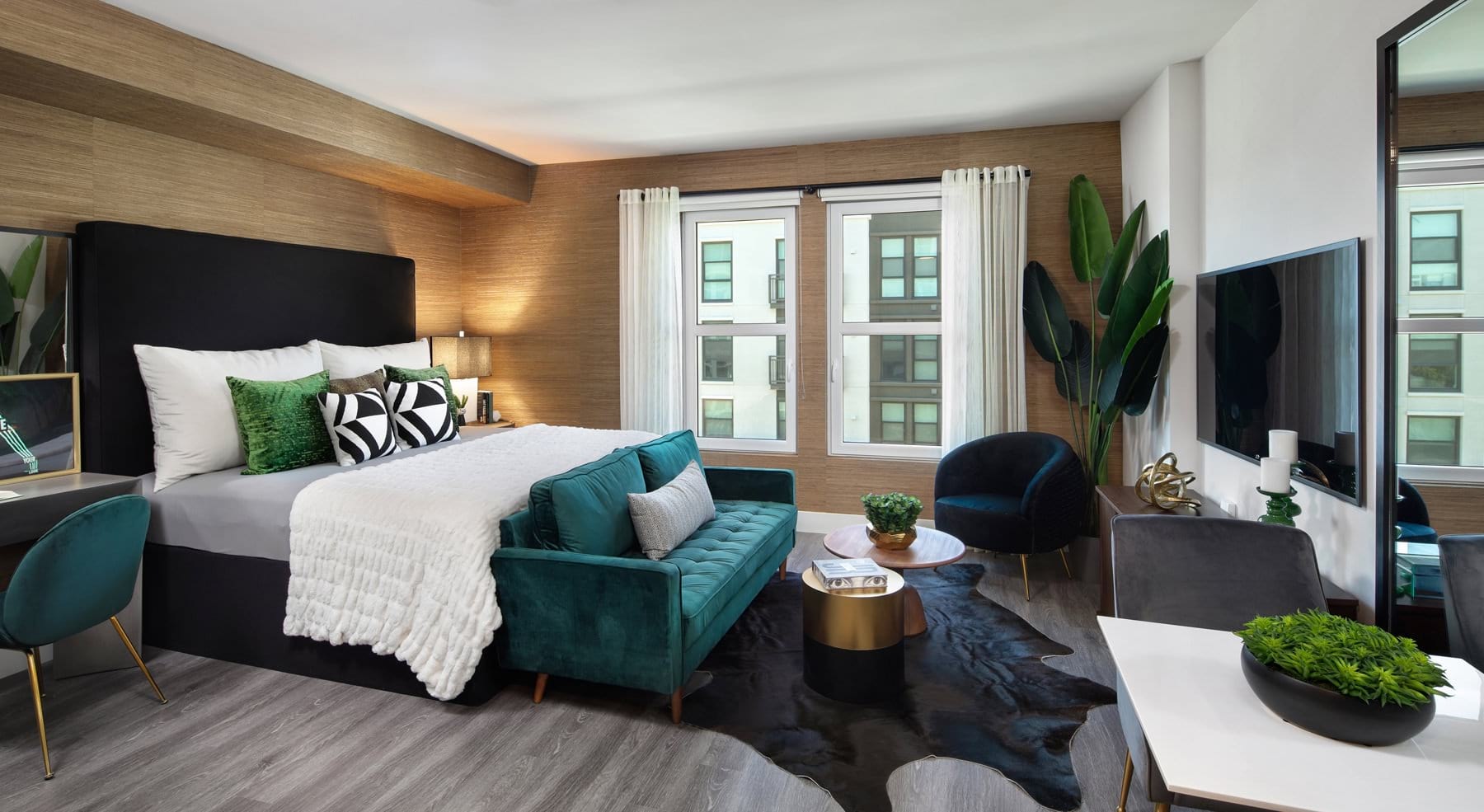 large bedroom with exquisite features